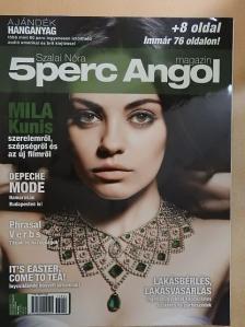 5perc Angol Magazin 2013. április [antikvár]