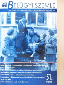 Hajdu Mária - Belügyi Szemle 2003/5. [antikvár]