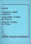 BERTINI, HENRI - VÁLOGATOTT ETŰDÖK ZONGORÁRA I (KOVÁTS GÁBOR)