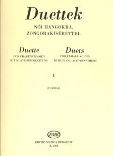 FORRAI - DUETTEK NŐI HANGOKRA, ZONGORAKÍSÉRETTEL I.