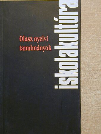 Józsa Judit - Olasz nyelvi tanulmányok [antikvár]
