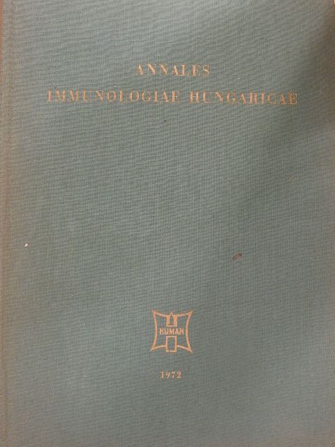 Ilona Szeri - Annales Immunologiae Hungaricae XVI. [antikvár]