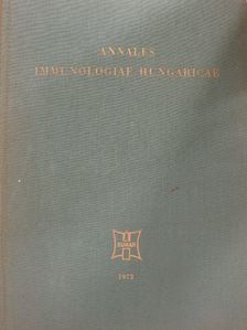 Ilona Szeri - Annales Immunologiae Hungaricae XVI. [antikvár]