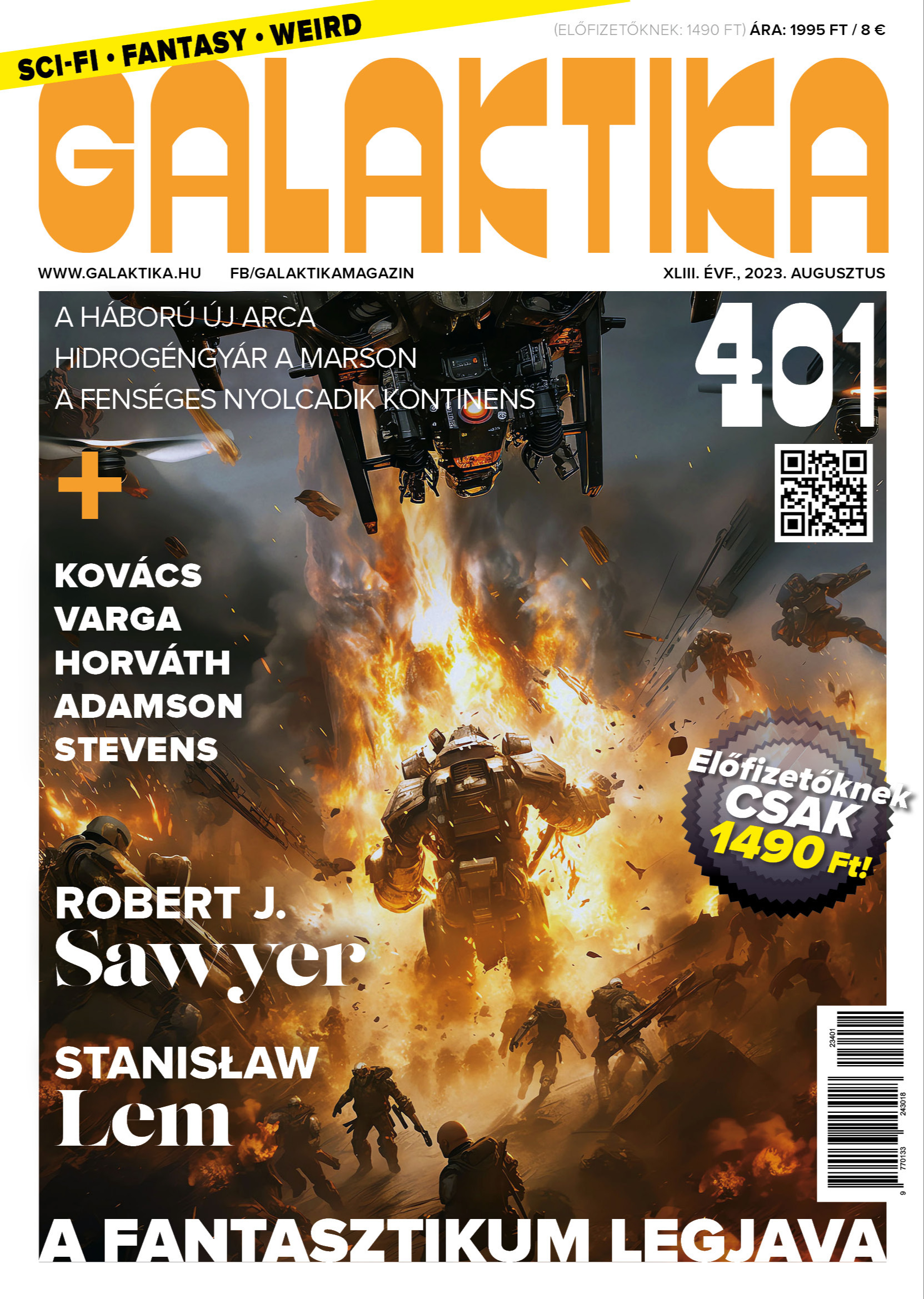 Katalin (főszerk.) Mund - Galaktika 401 [eKönyv: pdf]