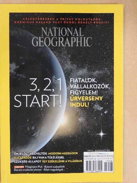 Brad Scriber - National Geographic Magyarország 2017. augusztus [antikvár]