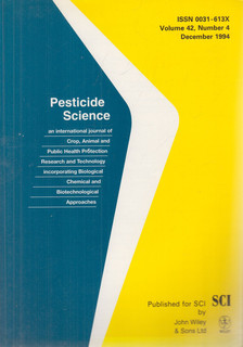 G. T. Brooks, L. G. Copping - Pesticide Science Volume 42, Number 4 December 1994 [antikvár]