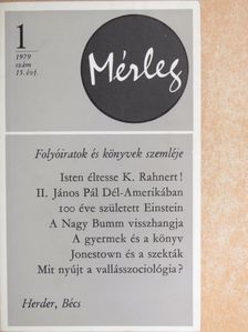G. Dann - Mérleg 1979/1. [antikvár]