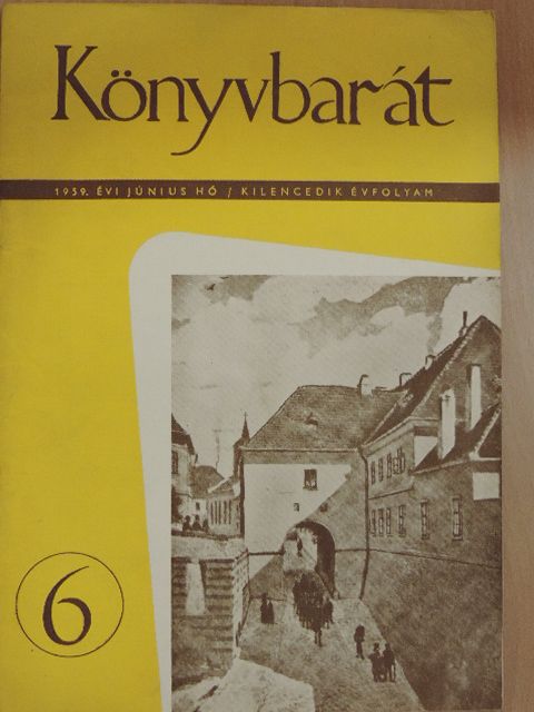 Ács Tivadar - Könyvbarát 1959. június [antikvár]
