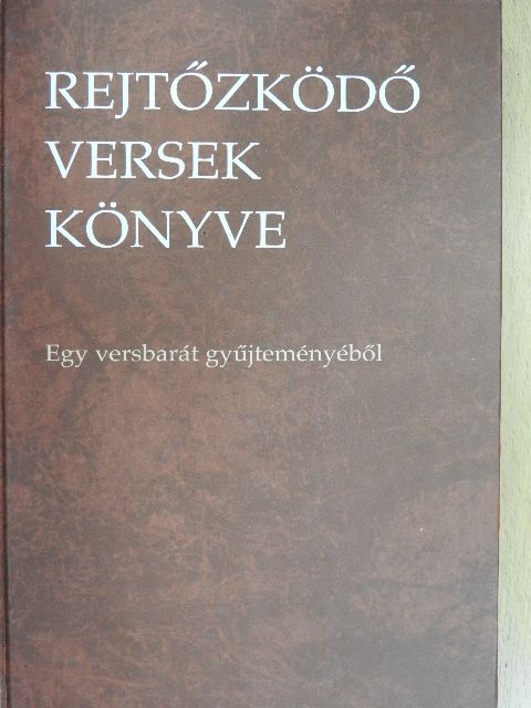 Ady Endre - Rejtőzködő versek könyve [antikvár]