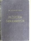 Dr. Szemere Samu - Filozófiai tanulmányok [antikvár]
