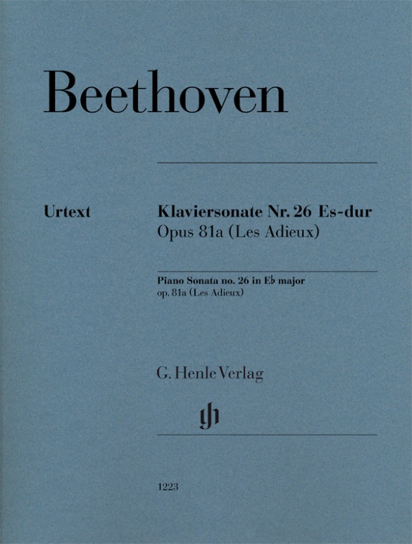 BEETHOVEN - KLAVIESONATE NR.26 ES-DUR OP.81a (LES ADIEUX)