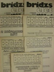Bridzsélet 1970-1971., 1987. (vegyes számok) (7 db) [antikvár]