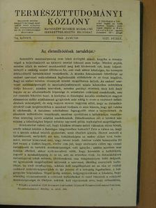 Aujeszky L. - Természettudományi Közlöny 1942. január-december/Pótfüzetek a Természettudományi Közlönyhöz 1942. január-december [antikvár]