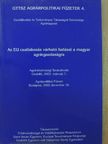 Benedek Fülöp - Az EU csatlakozás várható hatásai a magyar agrárgazdaságra [antikvár]