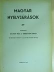 Balogh Lajos - Magyar nyelvjárások XIV. [antikvár]