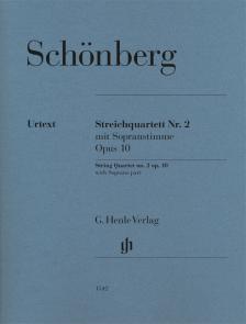 SCHÖNBERG - STREICHQUARTETT NR.2 MIT SOPRANSTIMME OP.10, STIMMEN
