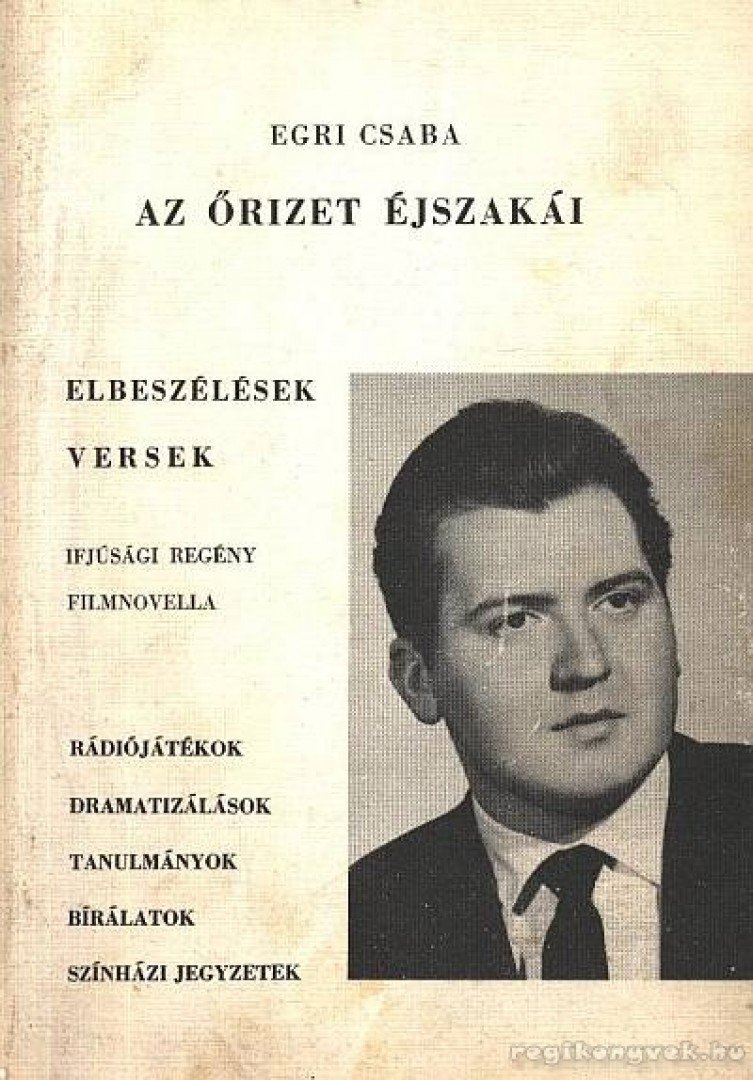 Egri Csaba - Az őrizet éjszakái [antikvár]