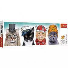 Trefl: Bolyhos csapat panoráma puzzle - 500 darabos