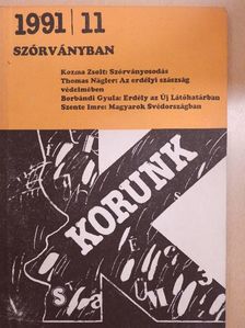 Asztalos Ildikó - Korunk 1991. november [antikvár]