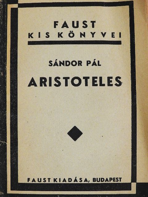 Sándor Pál - Aristoteles [antikvár]
