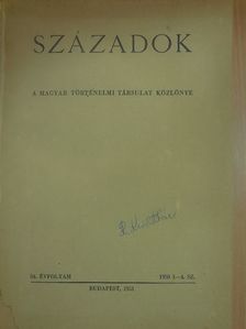 A. M. Pankratova - Századok 1950/1-4. [antikvár]