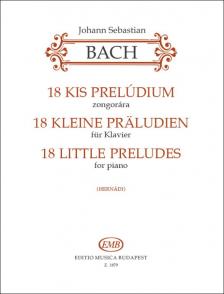 J. S. Bach - 18 KIS PRELÚDIUM ZONGORÁRA (HERNÁDI)