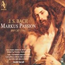 J. S. Bach - MARKUS PASSION CD - BWV 247 (1744) - JORDI SAVALL