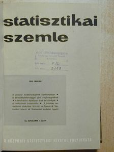 Aranyi Attila - Statisztikai Szemle 1975. január-december  [antikvár]