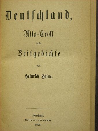 Heinrich Heine - Heinrich Heine poetische Werke III-IV. (gótbetűs) [antikvár]