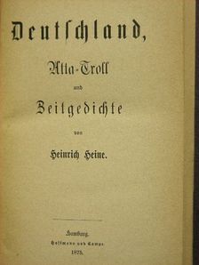Heinrich Heine - Heinrich Heine poetische Werke III-IV. (gótbetűs) [antikvár]