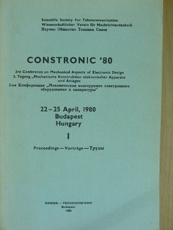 Almássy G. - Constronic '80 I. [antikvár]