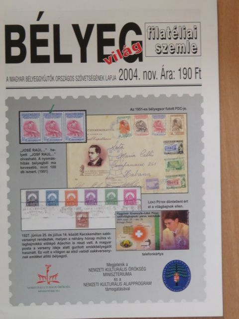 Bélyegvilág 2004. november [antikvár]
