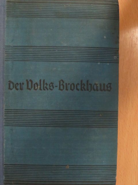 Der Volks-Brockhaus (gótbetűs) [antikvár]