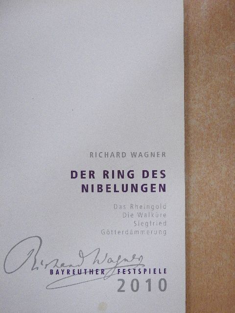 Richard Wagner - Der Ring des Nibelungen [antikvár]