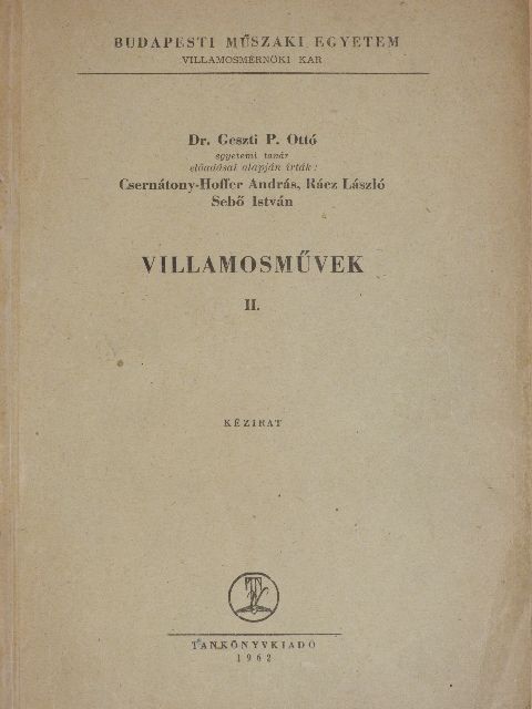 Csernátony-Hoffer András - Villamosművek II. (töredék) [antikvár]