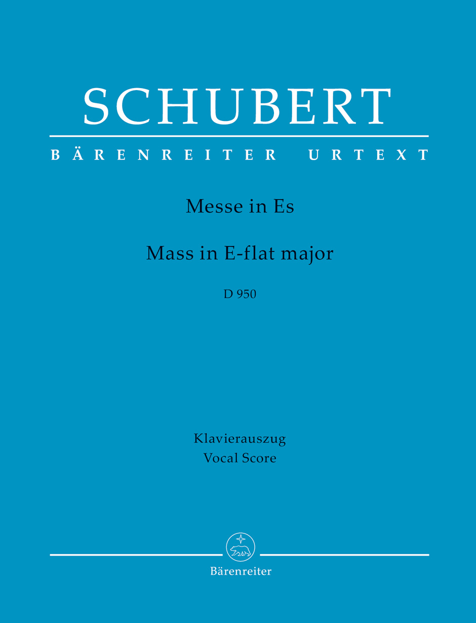 SCHUBERT - MESSE IN ES D 950, KLAVIERAUSZUG