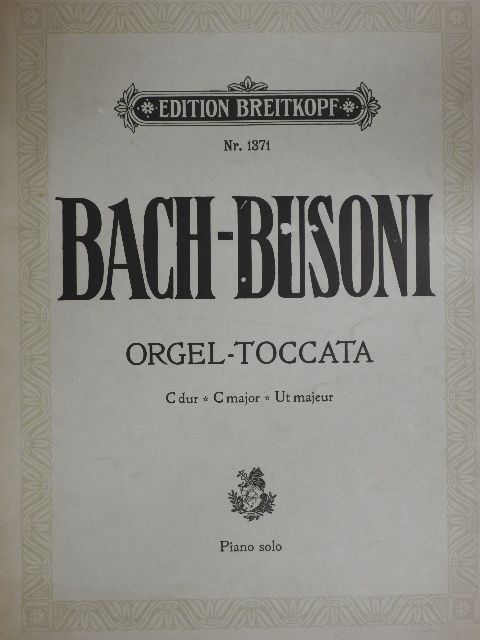 Joh. Seb. Bach - Orgel-Toccata [antikvár]