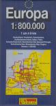 Europa 1:800.000 (hiányos) [antikvár]