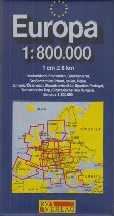 Europa 1:800.000 (hiányos) [antikvár]
