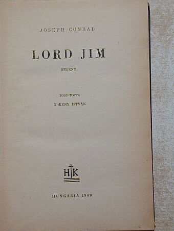 Joseph Conrad - Lord Jim [antikvár]