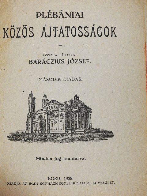 Plébániai közös ájtatosságok [antikvár]