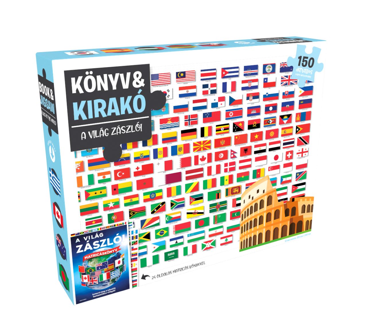 A világ zászlói - Könyv &amp; Kirakó