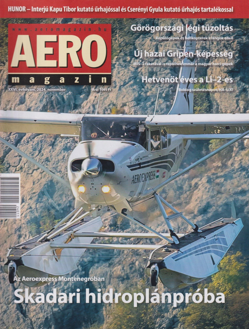 Sajtos Zoltán - Aero Magazin 2024. november [antikvár]