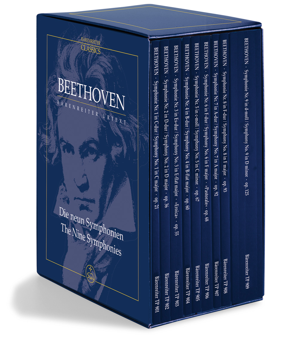 BEETHOVEN - DIE NEUN SYMPHONIEN TASCHENPARTITUR URTEXT