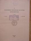 Bereczky E. - A Veszprémi Vegyipari Egyetem közleményei 3. kötet 1-4. füzet [antikvár]