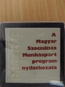 A Magyar Szocialista Munkáspárt programnyilatkozata (minikönyv) (számozott) - Plexi dobozban [antikvár]