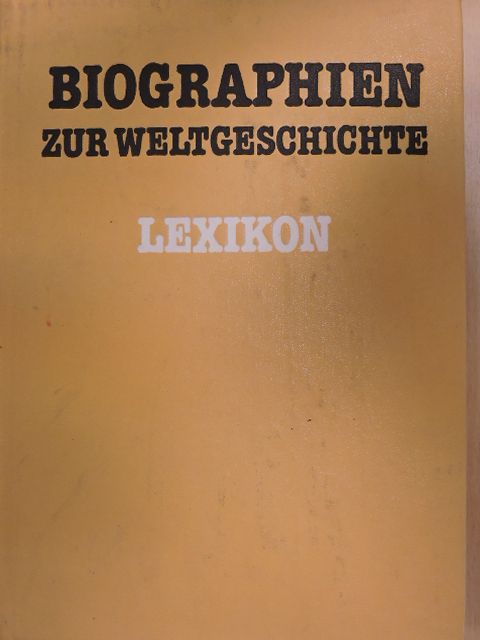 Heinz Tillmann - Biographien zur Weltgeschichte [antikvár]