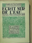 Francis de Miomandre - Écrit sur de l'eau [antikvár]