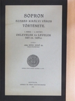 Dr. Vitéz Házi Jenő - Sopron szabad királyi város története I/2. [antikvár]