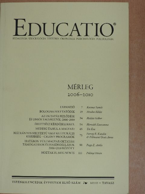 Educatio 2010. tavasz [antikvár]